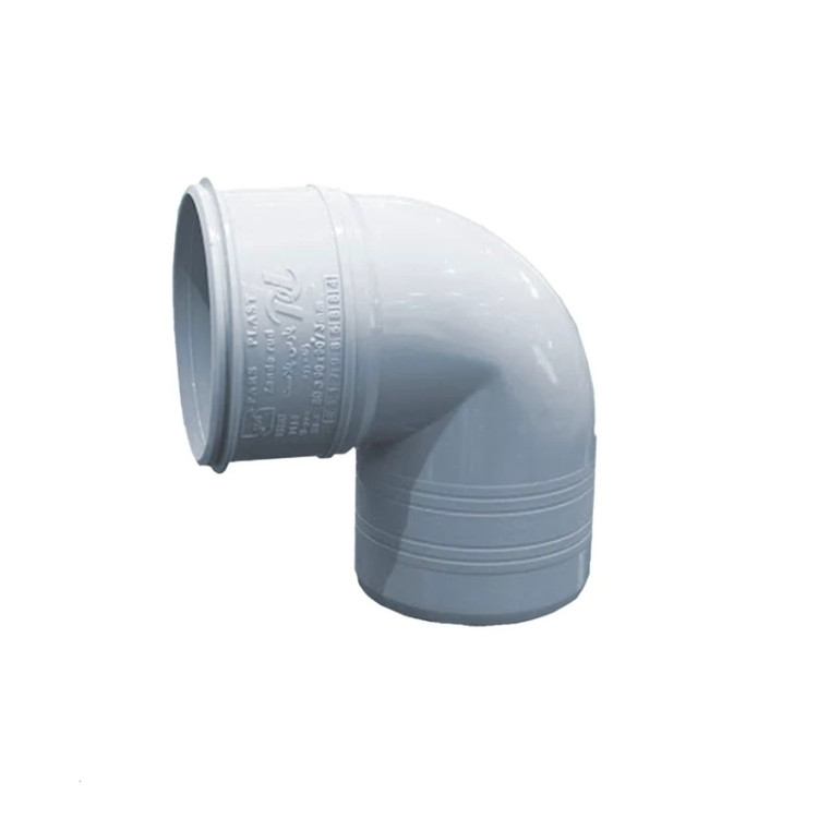 زانو 90 درجه سایز 160 فاضلابی پارس پلاست UPVC سایلنت